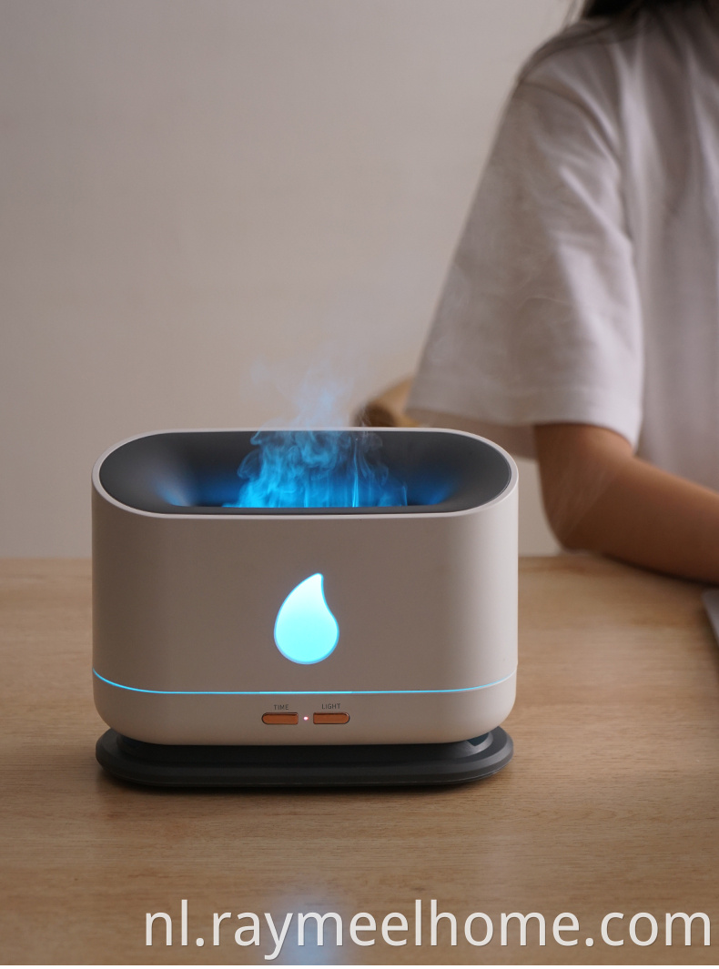 USB 200 ml aroma Essentiële olie diffuser vlam luchtbevochtiger aroma diffuser